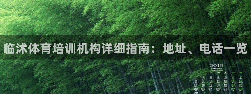 焦点娱乐直属：临沭体育培训机构详细指南：地址、电话一